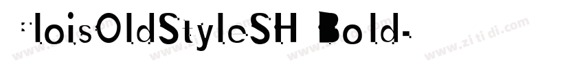 CloisOldStyleSH Bold字体转换